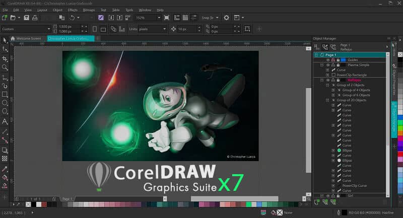 baixar corel draw x7